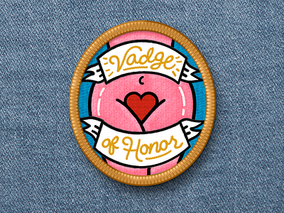 Vadge of Honor election hillary imwithher mockup patch planned parenthood women