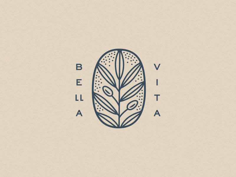 Olive branch botanical brand design gifts icon illustration leaf line logo olive packaging pattern