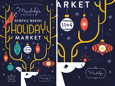 Christmas Poster Designs Themes Templates And Downloadable Graphic Elements On Dribbble