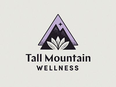 Tall Mountain brand chap design logo lotus mark mountain sacred geometry salt lake city tattoo wellness yoga