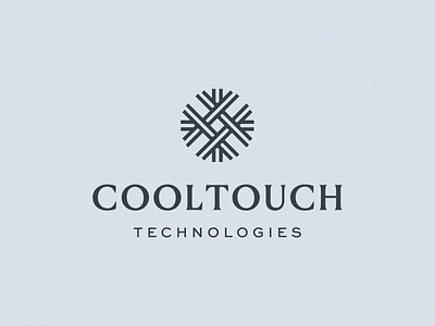 Stay cool brand branding design fabric icon logo snowflake woven