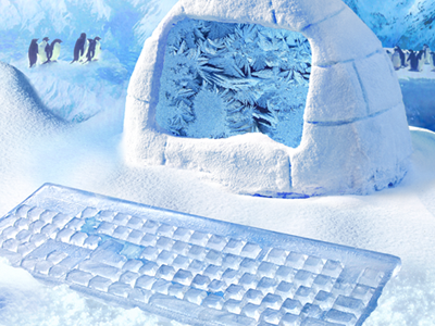 Illustration for the calendar blue calendar color frozen graphic ice illustration landscape