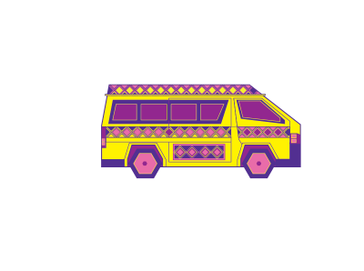 South African Taxi african beauty car colors design flatdesign graphic illustration pattern road transport south africa soweto taxi transport umlazi umlazi vector