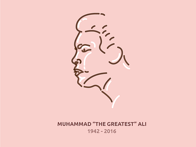 Muhammad "The Greatest" Ali ali boxer greatest icon line muhammad tribute