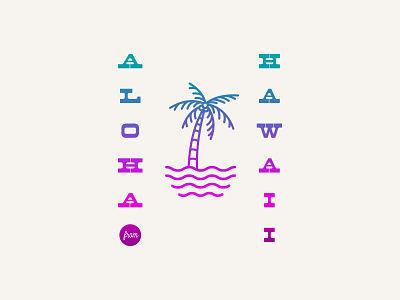Aloha from Hawaii Motel aloha hang loose hawaii hawaiian island logo motel shaka tropical tshirt typography