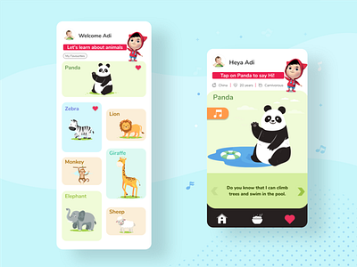 Kids Learning App (concept)