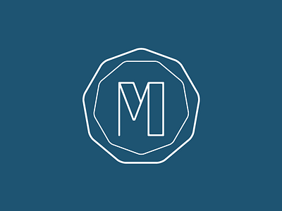 Mane Salon Logo circle logo m salon type