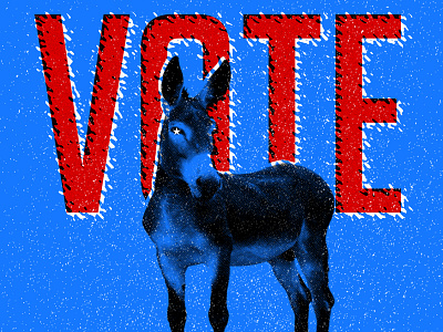 Vote 2018 donkey vote