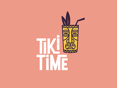Tiki Time Logo cocktail drink drink local palm springs tiki tiki drink