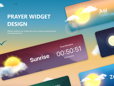 Prayer Widget Design android widget prayer prayer mate prayer time sun weather widget