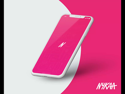 Nykaa app redesign trial app cosmetics design ios logo mobile app nykaa redesign splash ui