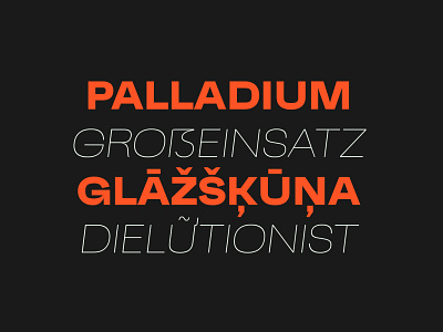 Belfast Grotesk - a contemporary sans serif typeface family