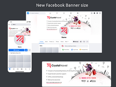 New Facebook mockup design