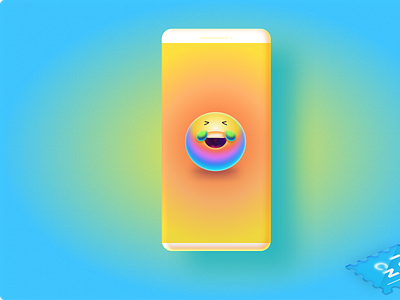 Smiling Emoji 3d design icon illustration motion graphics ui vector