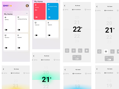 Motion Design With Figma Smart Home Application animation motion graphics prototype wireframe ui