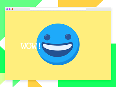 Wow!The Newest emoji animation emojis icon illustration