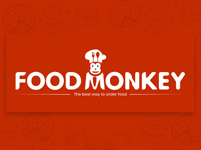 monkey food design icon illustration logo minimal typography ui ui design vector