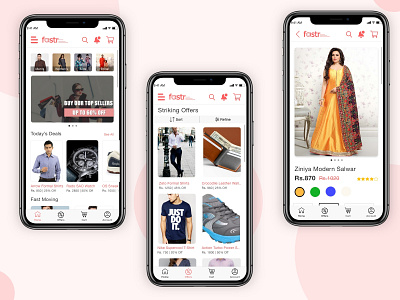 Trendy Fashion Shopping App.. design dribble ecommerce mobileapp shopping