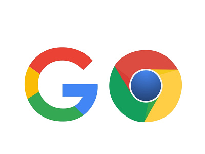 Google & Chrome - Let's GO! branding branding design chrome design dribble google google search graphic design illustration logo logo design ui