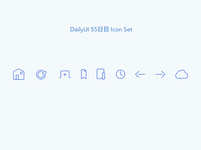 DailyUI #055 Icon Set