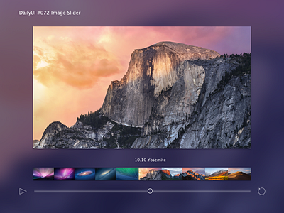 DailyUI #072 Image Slider app dailyui sketch ui web