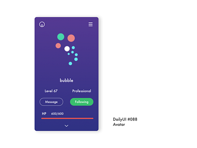 DailyUI #088 Avatar