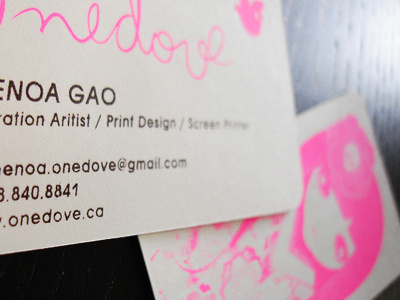 Onedove Business Cards