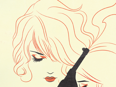 Femme Fatale art print avandeo canvas illustration illustrator photoshop