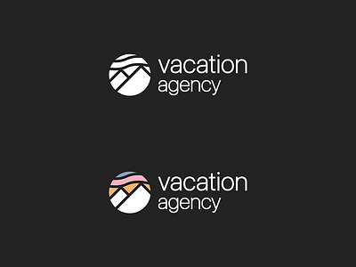 Vacation agency logo design and branding | 1/3 brand identity brand identity design branding branding design design flat icon idea logo logo design logo design concept