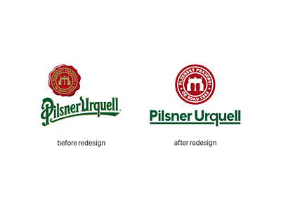 Pilsner Urquell Logo redesign | 1/3 beer brand identity brand identity design branding brewery design design art idea logo logo design pilsner urquell redesign refresh