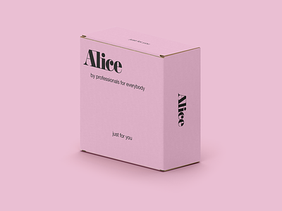 Alice hair removal wax packaging design | 3/3 brand identity brand identity design branding branding design design logo logo design pink premium typography wax brand waxing