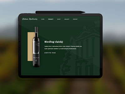 Château Topoľčianky | web redesign concept | 2/2