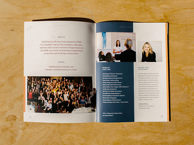 annual report inside pages