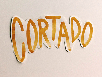 Watercolour Coffee Typography