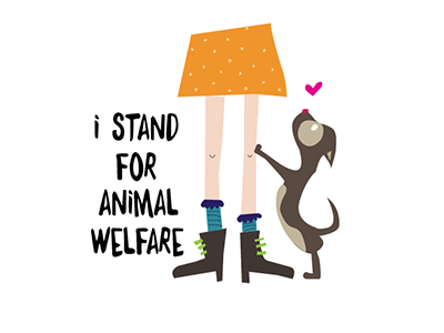Animal Welfare Campaign adopt animal animal welfare charity dog illustration pets shoes