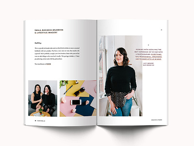 Alexa Mazzarello - Layout Design editorial design layout layout design magazine mini magazine packages photography services