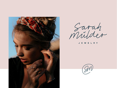 Sarah Mulder Rebrand brand brand icon branding hand lettered handlettering logo monogram monoline monoline script type typography wordmark