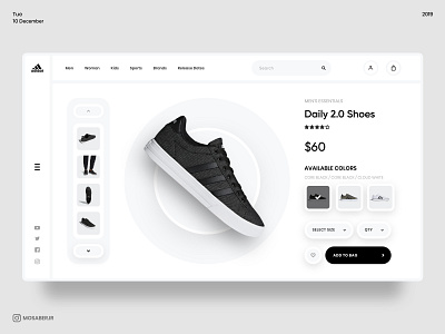 E-Commerce Shoe Store 2019 2019 trend 2020 3d animated clean ui ecommerce ecommerce design map mobile popular shoe sneaker top ui ui uiux ux web web design webdesign