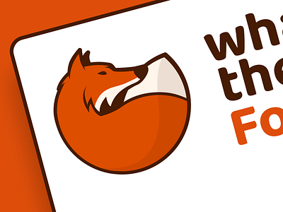 whatthefox adobe xd branding design icon illustration logo vector