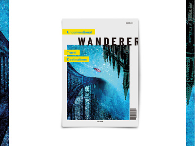 Wanderer - Magazine Cover magazine magazine cover magazine layout