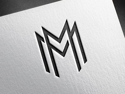 Personal Identity branding logo mockup monogram