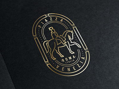 Piazza Venezia Brand Identity brand identity branding corporate identity logo mockup typography