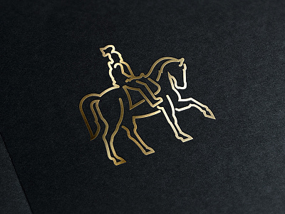 Secondary Piazza Venezia Logo brand branding corporate identity foil gold illustration logo logo design mock up