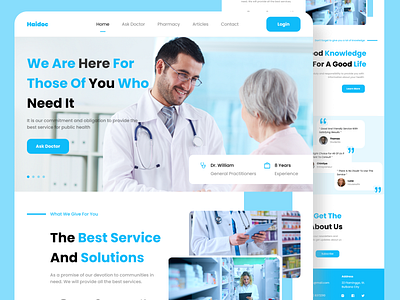 Haidoc Landing Page Desain