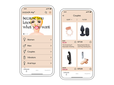 Ooh My* | Sex shop App