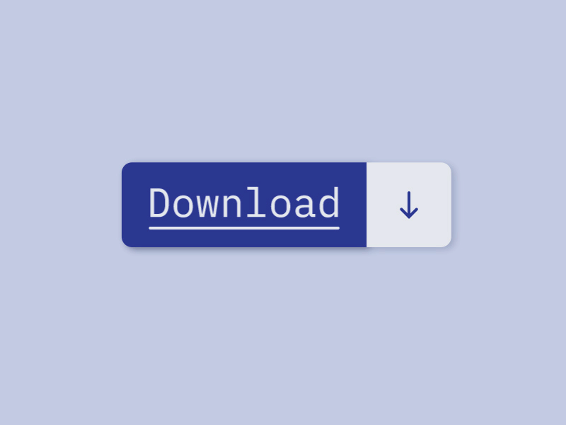 animated download button