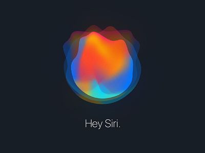 Hey Siri apple concept fireplace illustration illustrator ios photoshop siri voice assistant voice control