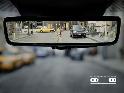 Park assist concept animation assist assistant car concept design display driving interactive mirror parking parking lot smart car