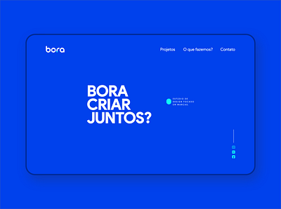 Studio Bora - Página branding design flat logo type typography ui ux web website