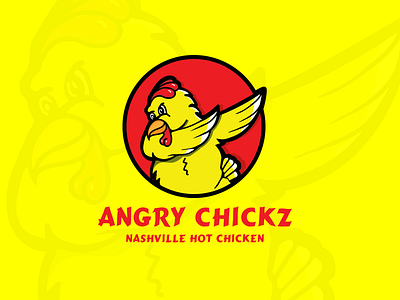 Angry Chickz Nashville Hot Fried Chicken Logo